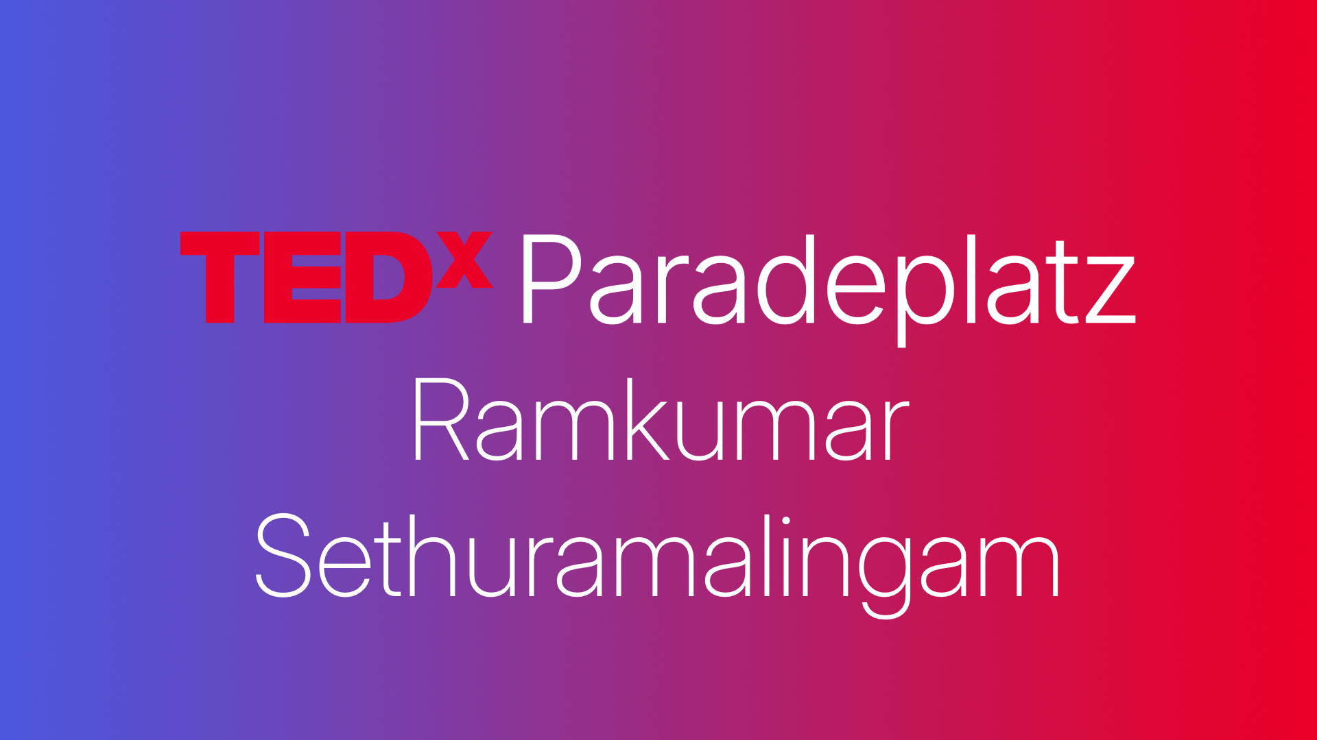 Ramkumar Sethuramalingam Ramkumar Sethuramalingam