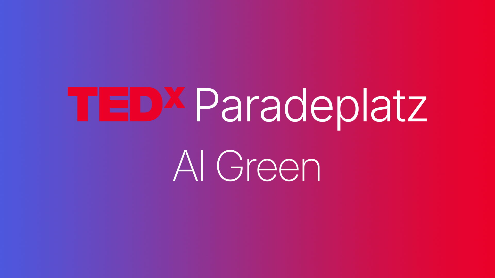 TEDx-Al-Green